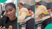 Caribbean Mother's Joy Goes Viral After Adopting African Baby-Wrapping Method