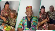 Chiwetalu Agu Criticizes Men Who Maltreat Wives, Shares Heartwarming Marriage Video
