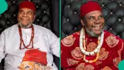 Leo Edochie Debunks Viral Death Rumors About Father Pete Edochie