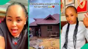 Nigerian Lady Fulfills Promise, Builds Dream Home for Mother in Heartwarming Family Project