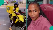 Nigerian Lady in UAE Prefers Delivery Job Over Indoor Work, Cites Freedom