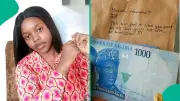Nigerian Lady Shares Heartfelt Letter and Cash Gift from Friend After Mother's Death