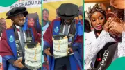 Nigerian PhD Graduate's Joyful Tribute to Wife with Cake Goes Viral on TikTok