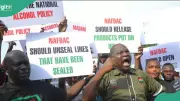 Nigerian Workers Protest at NAFDAC Office Over Sachet Alcohol Ban Enforcement