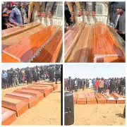 Plateau State Holds Mass Burial for 10 Victims of Community Bar Attack