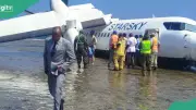 Starsky Aviation Plane Crash-Lands Near Mogadishu, All 55 Passengers Survive