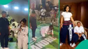Tonto Dikeh's Prayer Session at Son's 10th Birthday Party in Abuja Sparks Reactions