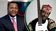 Viral Video of King Sunny Ade Greeting Aliko Dangote Sparks Online Reactions