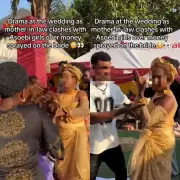 Wedding Dance Floor Drama: Groom's Mother Fights Asoebi Girl Over Money