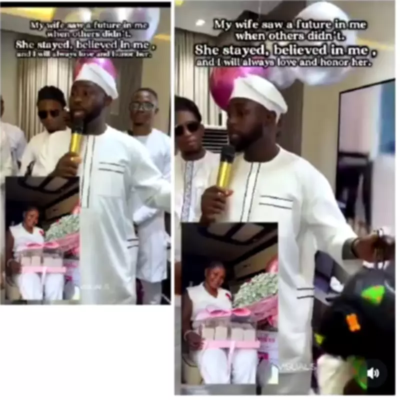 Man's Emotional Tribute: Wife Stood by Him in Poverty Before Wealth