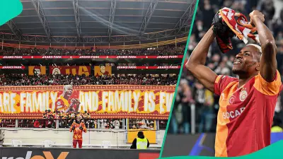 Galatasaray Ultras Hail Victor Osimhen as Family Before Win Over Alanyaspor