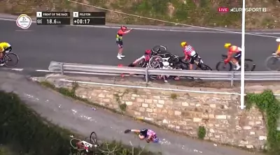 Italian Cyclist Hospitalized After Terrifying Crash at Women's Milan-San Remo Race