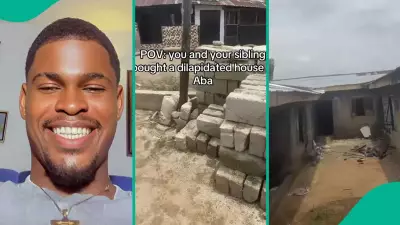 Nigerian Brothers Invest in Dilapidated Aba House, Spark Viral TikTok Reactions