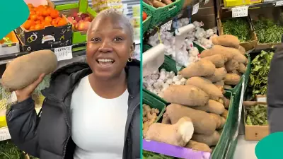 Nigerian in UK Shocked by Yam Price, Video Goes Viral on Social Media