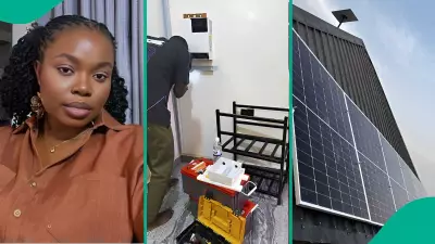 Nigerian Lady Achieves Energy Independence with Solar Panels and Starlink Installation