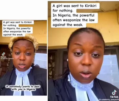 Nigerian Lawyer Reveals Girl Jailed 4-5 Months for Brother's Crime