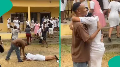 Nigerian Nurse Bows Before Brother Who Funded Her Education in Viral Video