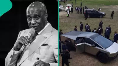 Pastor Ibiyeomie's Tesla Cybertruck Arrival at UNIPORT Crusade Sparks Debate