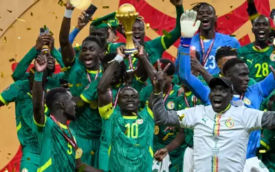 Senegal Parades Afcon Trophy Amid CAF Controversy Before Peru Friendly