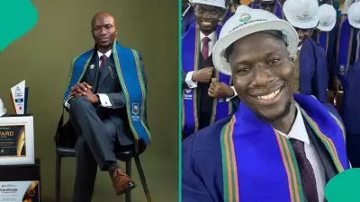 University of Ibadan Graduate's Viral Throwback Photo Highlights UTME Struggle to First-Class Success