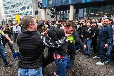 Violent Clashes Erupt Between Newcastle and Sunderland Fans Ahead of Derby Match