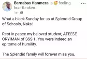Benue SS1 Student Dies After Tragic Fall from Mango Tree