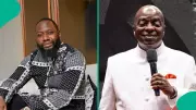 Bishop Oyedepo and Jimmy Odukoya's Viral Moment: Fans React to Clerics' Interaction