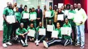 Federal Government Fulfills Pledge to D'Tigress with Property Titles and National Honours