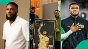 Gospel Singer Ebuka Songs Hosts Super Eagles Goalkeeper Nwabali, Gifts Portrait