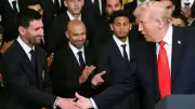 Lionel Messi and Inter Miami Meet President Trump at White House Celebration