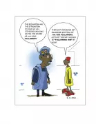 Nigerian Cartoonist's Satirical Take on Current Affairs Sparks Debate