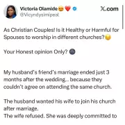 Nigerian Couple Separates After 3 Months Over Church Attendance Dispute