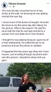 Nigerian Lady Recalls Escorting Ex to Mall Before His Surprise Wedding