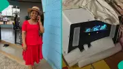 Nigerian Lady Showcases Solar Generator Powering Home Gadgets, Sparks Reactions