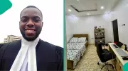 Nigerian Lawyer Celebrates Milestone Achievement of Having His Own Room at Age 30