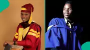 Nigerian Man Celebrates UNILAG Master's After Quitting Job for Academic Pursuit