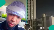 Nigerian Man in Kuwait Films Terrifying Missile Interception Amid US-Iran Conflict