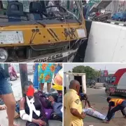 Tragic Lagos Accident: Woman Crushed by Truck After Falling from Bus