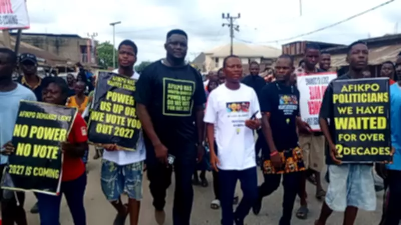 Ebonyi Youths Protest 25-Year Blackout, Threaten Election Boycott