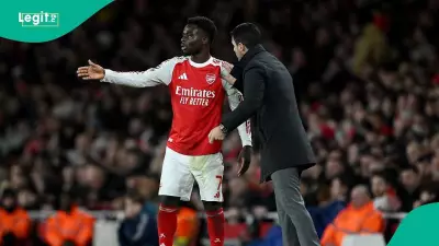 Arteta Confirms Saka Out, Updates on 4 Others Ahead of Crucial Man City Clash