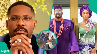 BBNaija Cross Kisses Mother on Lips at Wedding Sparks Debate Online