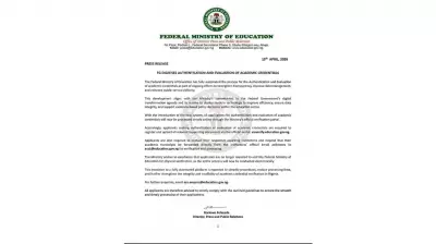 FG Launches Full Digital System for Academic Credential Verification