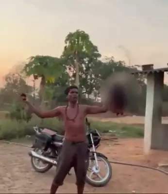 Indian Man Beheads Wife and Parades Severed Head Through Village