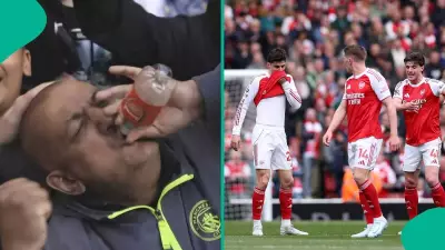 Man City Fan Breaks Silence on Viral Arsenal Bottle Prank During Chelsea Victory