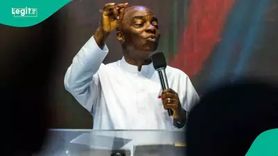 Mixed Reactions as Bishop Oyedepo Preaches by Roadside in Ogun State