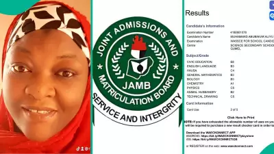 Mum Shares Son's WAEC and UTME Results, Chemistry Score Sparks Reactions