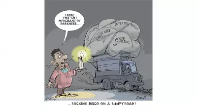 Nigerian Cartoonist Satirizes Political Corruption in Latest Guardian Publication