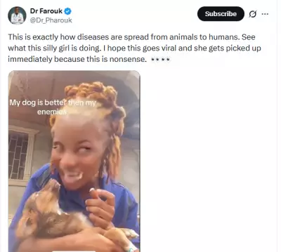 Nigerian Doctor Warns of Disease Risk After Viral Dog-Feeding Video Surfaces
