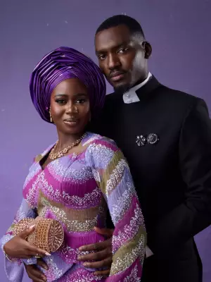 Nigerian Groom Claps Back at Critic Over Wife's Wedding Attire Modesty