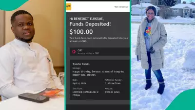 Nigerian Man Praises Canada-Based Woman for Consistent $100 Birthday Gifts Over 3 Years